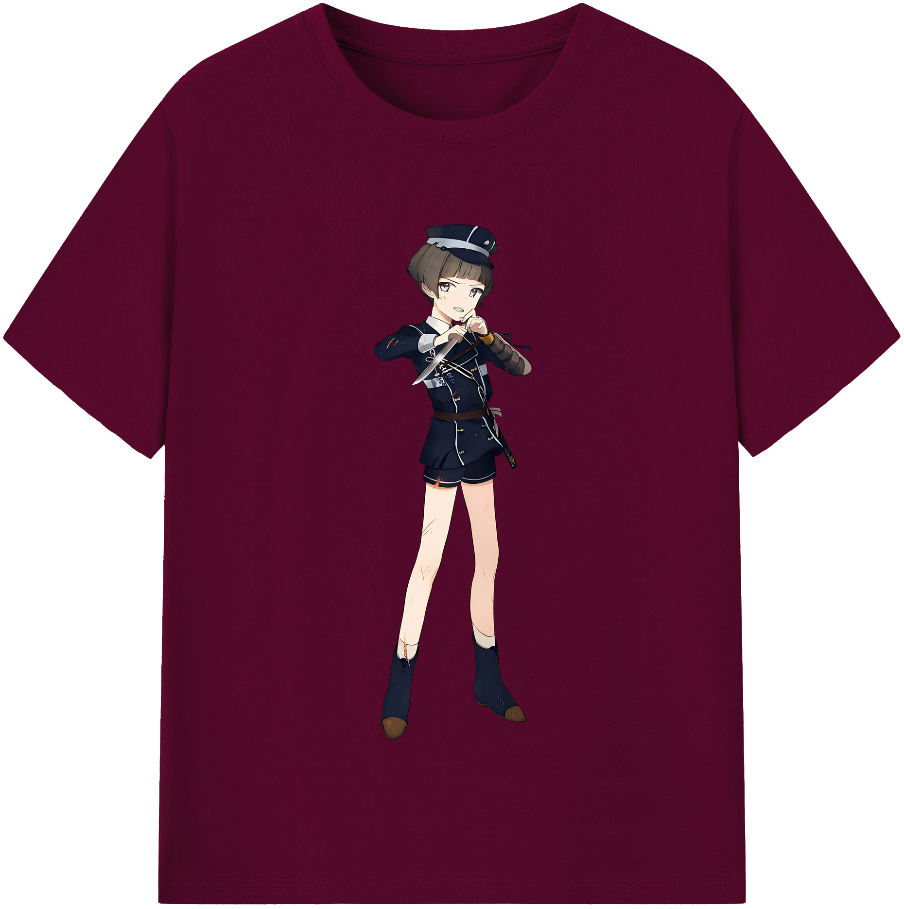 （画像用） 刀剣乱舞 Touken Ranbu レディースカジュアルプリントTシャツ（綿100％）